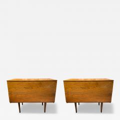 Florence Knoll PAIR OF MID CENTURY NIGHT STANDS IN THE MANNER OF FLORENCE KNOLL - 2828534