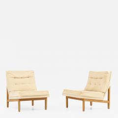 Florence Knoll Pair of 51W Florence Knoll Lounge Chairs by Knoll Associates USA 1950s - 2119728