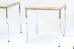 Florence Knoll Pair of Original Florence Knoll Square Side Tables 1960 Italy - 3127481
