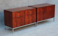 Florence Knoll Professionally Restored Florence Knoll Custom Matched Set of Rosewood Cabinets - 3339072