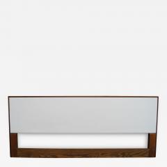 Florence Knoll Queen Walnut and Laminate Headboard by Florence Knoll for Knoll Associates - 2962860