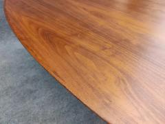 Florence Knoll Rare Massive 96 x54 Oval Walnut Florence Knoll Dining or Conference Table 1960s - 3219384