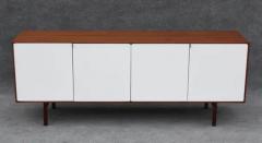 Florence Knoll Restored Florence Knoll Walnut Maple Cabinet Model No 541 New York 1960s - 3427821