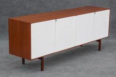 Florence Knoll Restored Florence Knoll Walnut Maple Cabinet Model No 541 New York 1960s - 3427871