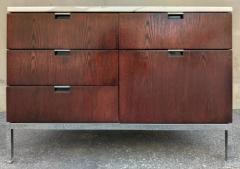 Florence Knoll Restored Vintage Carrara Marble and Rosewood Florence Knoll Credenza - 3114107