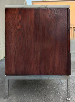 Florence Knoll Restored Vintage Carrara Marble and Rosewood Florence Knoll Credenza - 3114112