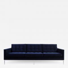 Florence Knoll Sofa in Navy Velvet - 2566973