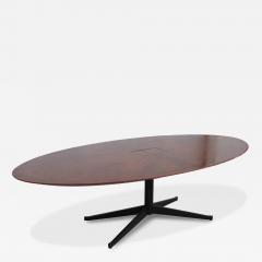 Florence Knoll Vintage Florence Knoll Table with a Red Tiger Maple Top - 4277107