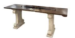 Florentine Chestnut Console Table - 4629371