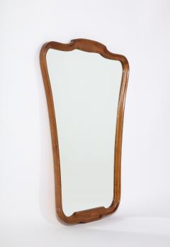 Florentine Walnut Shaped Mirror Italy circa 1940 - 2919453