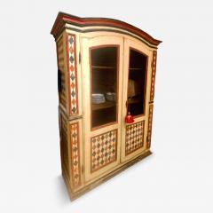 Florentine hand painted harlequin Cupboard late 19th century - 4494991