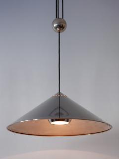 Florian Schulz Adjustable Counterweight Pendant Lamp Keos by Florian Schulz Germany 1970s - 2257368