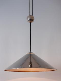 Florian Schulz Adjustable Counterweight Pendant Lamp Keos by Florian Schulz Germany 1970s - 2257369