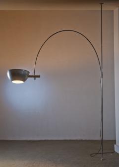 Florian Schulz Ceiling to Floor Lamp by Florian Schulz with Adjustable Arc Germany 1970s - 3022847