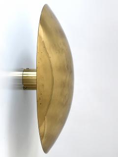 Florian Schulz Early Minimalistic Brass Flush Mount or Sconce by Florian Schulz Germany 1960s - 4250155