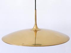 Florian Schulz Elegant Counterweight Brass Pendant Lamp Onos 55 by Florian Schulz 1970s - 3199950