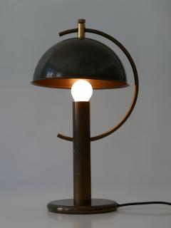 Florian Schulz Exceptional Mid Century Modern Brass Table Lamp by Florian Schulz Germany 1970s - 2049196