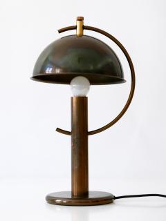 Florian Schulz Exceptional Mid Century Modern Brass Table Lamp by Florian Schulz Germany 1970s - 2049199