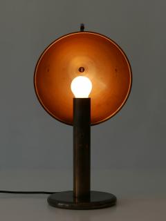 Florian Schulz Exceptional Mid Century Modern Brass Table Lamp by Florian Schulz Germany 1970s - 2049203