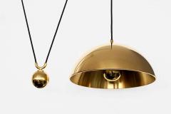 Florian Schulz FLORIAN SCHULZ ATTRIBUTED DOUBLE DOME COUNTERBALANCE PENDANT - 1735601