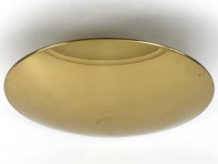Florian Schulz Large MId Century Brass Flush Mount or Sconce by Florian Schulz Germany 1970s - 4719490