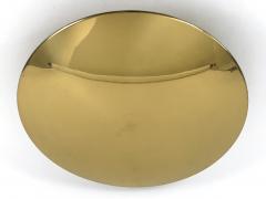 Florian Schulz Large MId Century Brass Flush Mount or Sconce by Florian Schulz Germany 1970s - 4719493