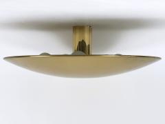 Florian Schulz Large MId Century Brass Flush Mount or Sconce by Florian Schulz Germany 1970s - 4719498