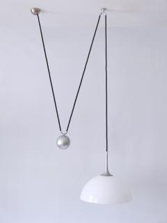 Florian Schulz Mid Century Modern Counterweight Pendant Lamp by Florian Schulz Germany 1970s - 2985927