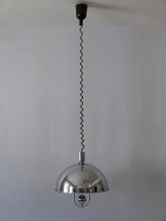 Florian Schulz Mid Century Modern Nickel Plated Brass Pendant Lamp by Florian Schulz 1970s - 2139621