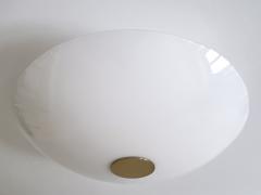 Florian Schulz Modernist Brass Glass Flush Mount or Sconce by Florian Schulz Germany 1970s - 4250027