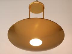 Florian Schulz Modernist Brass Pendant Lamp or Ceiling Fixture by Florian Schulz Germany 1980s - 2803362