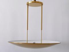 Florian Schulz Modernist Brass Pendant Lamp or Ceiling Fixture by Florian Schulz Germany 1980s - 2803365