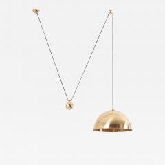 Florian Schulz Pendant Lamp Posa with Side Pull in Brass by Florian Schulz Germany 1970s - 1242228
