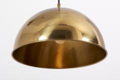 Florian Schulz Pendant Lamp Posa with Side Pull in Brass by Florian Schulz Germany 1970s - 1508931