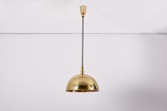Florian Schulz Pendant Lamp in Brass by Florian Schulz Germany 1970s - 1990344