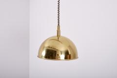 Florian Schulz Pendant Lamp in Brass by Florian Schulz Germany 1970s - 1990346