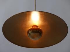 Florian Schulz Rare Early Brass Counterweight Pendant Lamp Onos 55 by Florian Schulz 1960s - 2511865