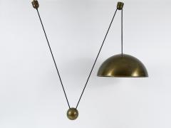 Florian Schulz Rare Large Solan Counter Balance Pendant Lamp by Florian Schulz Germany 1970s - 4516154
