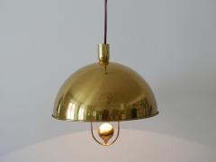 Florian Schulz Rare Mid Century Modern Brass Pendant Lamp by Florian Schulz Germany 1960s - 1931081