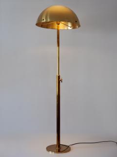Florian Schulz Rare Telescopic Mid Century Modern Brass Floor Lamp by Florian Schulz 1970s - 3991069