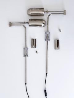 Florian Schulz Set of Two Articulated Wall Lamps or Reading Lights by Florian Schulz 1970s - 4301426