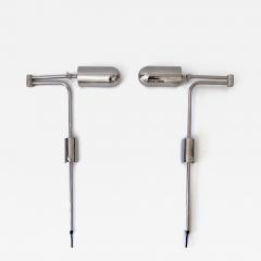 Florian Schulz Set of Two Articulated Wall Lamps or Reading Lights by Florian Schulz 1970s - 4305927
