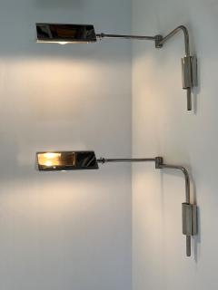 Florian Schulz Set of Two Articulated Wall Lamps or Reading Lights by Florian Schulz 1970s - 4301433