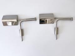 Florian Schulz Set of Two Articulated Wall Lamps or Reading Lights by Florian Schulz 1970s - 4301438