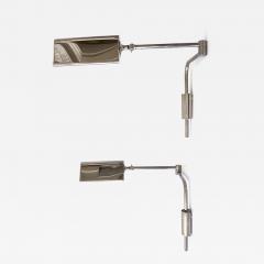 Florian Schulz Set of Two Articulated Wall Lamps or Reading Lights by Florian Schulz 1970s - 4305928