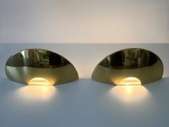 Florian Schulz Set of Two Elegant Brass Wall Lamps or Sconces by Florian Schulz Germany 1970s - 4253578