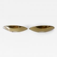 Florian Schulz Set of Two Elegant Brass Wall Lamps or Sconces by Florian Schulz Germany 1970s - 4256455
