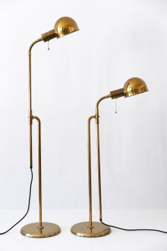 Florian Schulz Set of Two Mid Century Modern Reading Floor Lamps Bola by Florian Schulz 1970s - 1931020