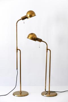 Florian Schulz Set of Two Mid Century Modern Reading Floor Lamps Bola by Florian Schulz 1970s - 1931021