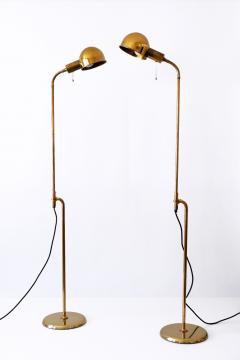 Florian Schulz Set of Two Mid Century Modern Reading Floor Lamps Bola by Florian Schulz 1970s - 1931028